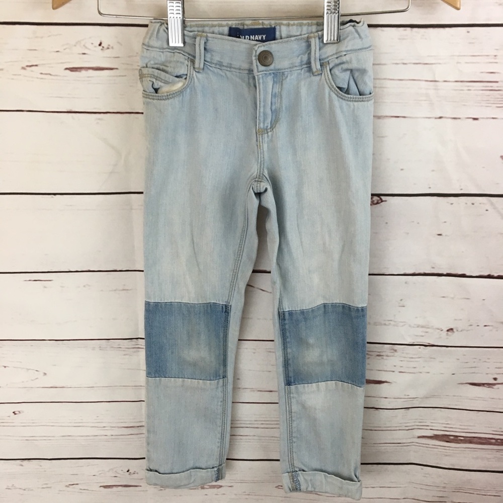 Old Navy Girls Knee Patch Jeans
